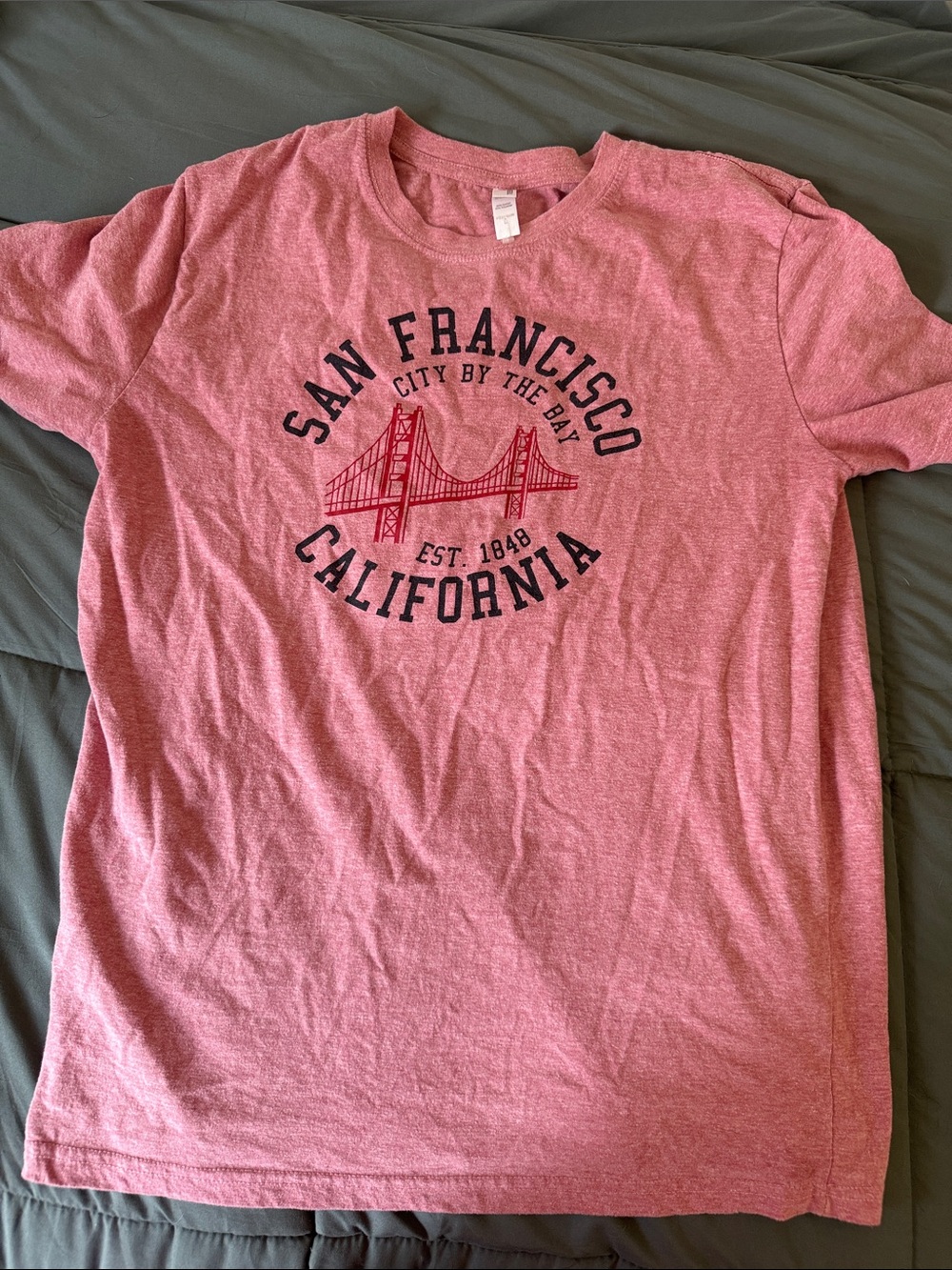 San Francisco California Graphic T-Shirt - Pink